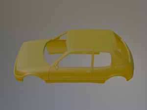 Peugeot 205 GTI 3D-printmodel