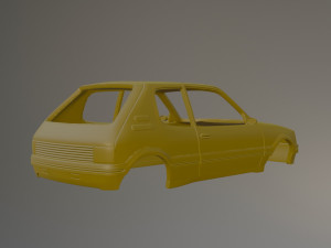 Peugeot 205 GTI 3D-printmodel