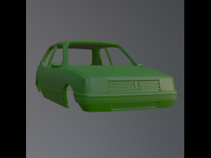 Peugeot 205 3D 打印模型