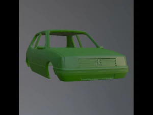 Peugeot 205 3D Print Model