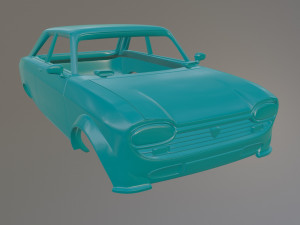 Peugeot 204 Coupe Rally 3D Принт Модель