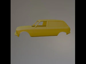 Peugeot 204 Fourgonette 3D Print Model