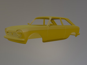 Peugeot 204 Coupe 3D Print Model