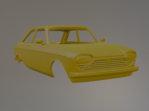 Peugeot 204 Coupe 3D Print Model