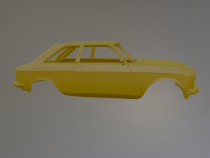 Peugeot 204 Coupe 3D Print Model