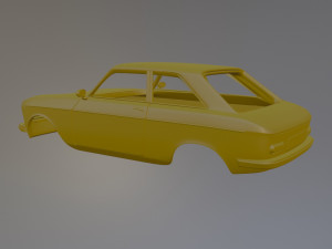 Peugeot 204 Coupe 3D Print Model