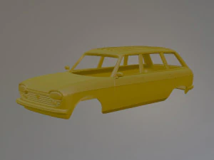 Пежо 204 Брейк 3D Принт Модель