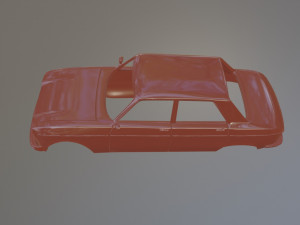 Peugeot 204 Berline Model Cetak 3D