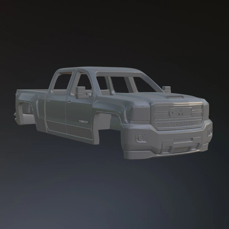 2018 GMC Sierra Denali 3D Print Model .c4d .max .obj .3ds .fbx .stl .blend