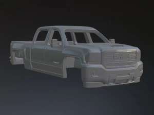 2018 GMC シエラ デナリ 3Dプリントモデル