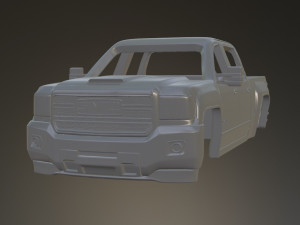 2018 GMC Sierra Denali 3D Print Model