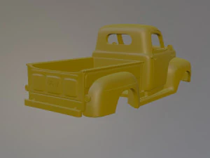 1948 Classic American Truck 3D Print Model