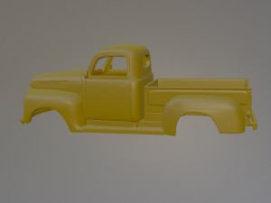 1948 Classic American Truck 3D प्रिंट मॉडल