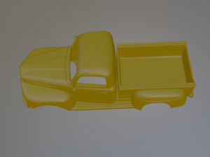 1948 Classic American Truck 3D प्रिंट मॉडल