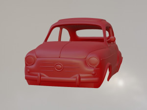 Fiat 600 Modelo de Impressão 3D