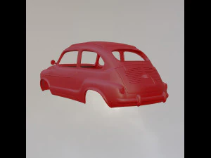 Fiat 600 3D Print Model