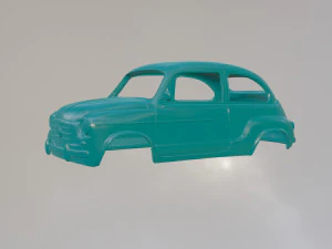 Fiat 600 Hardt Top 3D Print Model