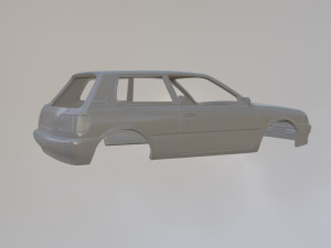 1989 Toyota Corolla GT Modèles 3D en vedette