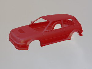 1989 Toyota Corolla GT Custom 3D 프린트 모델