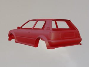 1989 Toyota Corolla GT Custom 3D Print Model