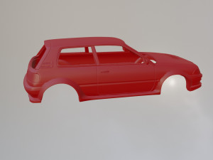 1989 Toyota Corolla GT Custom 3D Print Model