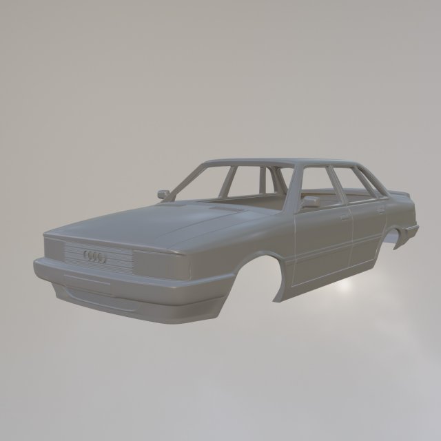Audi 80 B2 Modèles 3D en vedette .c4d .max .obj .3ds .fbx .stl .blend 