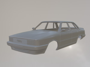 Audi 80 B2 3D Print Model