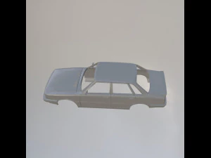 Audi 80 B2 3D Print Model