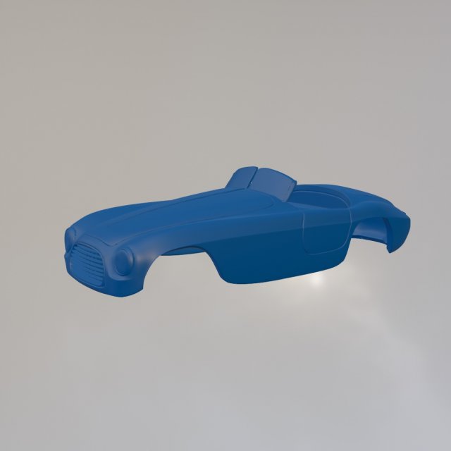 Ferrari 166mm 3D Принт Модель .c4d .max .obj .3ds .fbx .stl .blend 