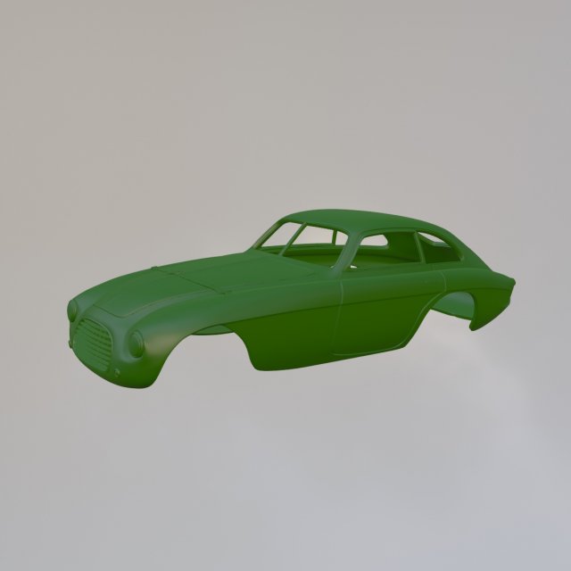 Ferrari 166mm Touring Super Leggera Model Cetak 3D .c4d .max .obj .3ds .fbx .stl .blend 