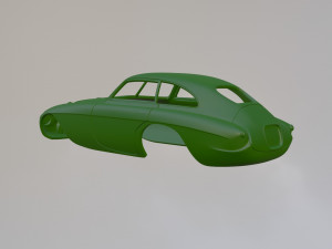 Ferrari 166mm Touring Super Leggera Model Cetak 3D