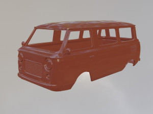 Fiat 600 T Model do druku 3D