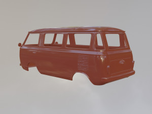Fiat 600 T 3D Print Model