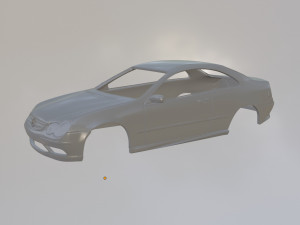 Mercedes Benz C55 AMG 3D Print Model
