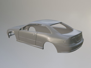 Mercedes Benz C55 AMG Modello di stampa 3D