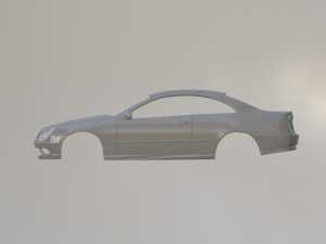 Mercedes Benz C55 AMG Modello di stampa 3D