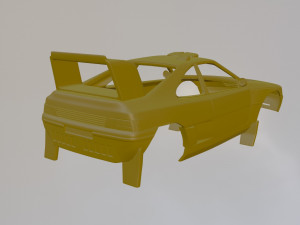 Peugeot 405 T16 Grand Raid Modelo de Impressão 3D