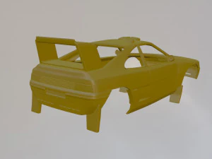 Peugeot 405 T16 Grand Raid 3D Print Model