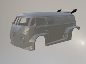 Volkswagen T1 W12 3D Принт Модель
