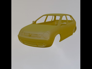 Volkswagen Polo MK4 3D Print Model