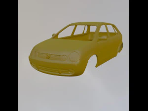 वोक्सवैगन पोलो MK4 3D प्रिंट मॉडल