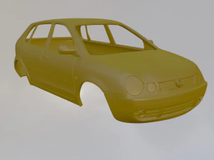 Volkswagen Polo MK4 3D Print Model