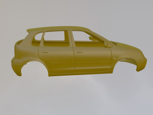 Volkswagen Polo MK4 Model Cetak 3D