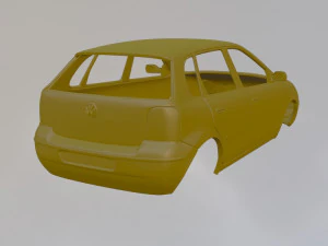 Volkswagen Polo MK4 3D Print Model
