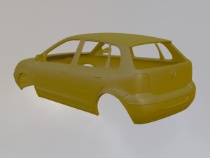 Volkswagen Polo MK4 Model Cetak 3D