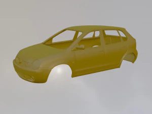 Volkswagen Polo MK4 3D Print Model
