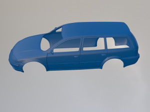 Volkswagen Passt 55 Variant 3D 프린트 모델