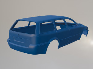 Volkswagen Passt 55 Variant 3D 프린트 모델