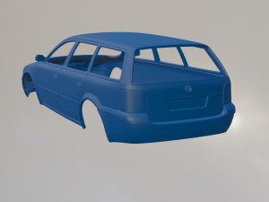Volkswagen Passt 55 Variant 3D 프린트 모델