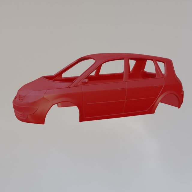 Renault Scenic MK2 3Dプリントモデル .c4d .max .obj .3ds .fbx .stl .blend